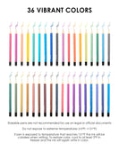 [Pack of 10] Medium Point Erasable Gel Pen Set Of 9