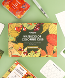 [Pack of 5] Watercolor Coloring Club Box - Autumn