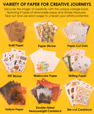 [Pack of 5] 200+ Pages Autumn Palette Collage Activity Book