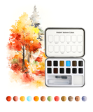 [Pack of 5] Watercolor Coloring Club Box - Autumn