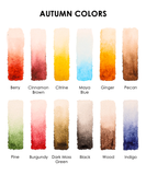[Pack of 5] Watercolor Coloring Club Box - Autumn