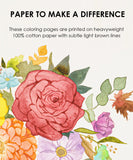 [Pack of 10] 15 Sheets 140LB Autumn-Themed Watercolor Coloring Book