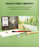 [Pack of 5] Watercolor Coloring Club Box - Forest