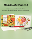 [Pack of 5] Watercolor Coloring Club Box - Autumn