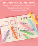 [Pack of 4]Fruit Scented Highlighter Set of 6