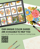 [Pack of 5] Watercolor Coloring Club Box - Autumn