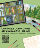 [Pack of 5] Watercolor Coloring Club Box - Forest