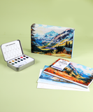 [Pack of 5] Watercolor Coloring Club Box - Landscape