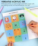[Pack of 5] What to Draw When You Think You Can't Drawing Kit - Paws & Relax
