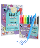 [Pack of 5] What to Draw When You Think You Can't Drawing Kit - Paws & Relax