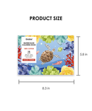 [Pack of 10] 15 Sheets 140LB Ocean-Themed Watercolor Coloring Book
