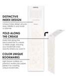 [Pack of 10]12 Sheets 140lb Watercolor Coloring Bookmarks - Townhouse Edition