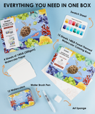 [Pack of 5] Watercolor Coloring Club Box - Ocean