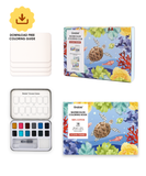 [Pack of 5] Watercolor Coloring Club Box - Ocean