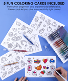 [Pack of 5] Jumbo Iridescent Glitter Gel Ink Pen Set Of 18