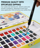 [Pack of 5] All-In-One Premium Watercolor Set of 50