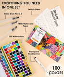 [Pack of 5] All-In-One Premium Watercolor Set of 100