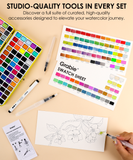 [Pack of 5] All-In-One Premium Watercolor Set of 100