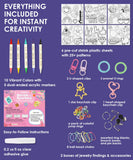 [Pack of 6] Shrink to Sparkles Craft Kit (DIY Shrinky Dinks Set)