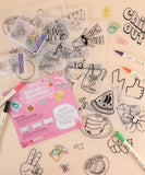 [Pack of 6] Shrink to Sparkles Craft Kit (DIY Shrinky Dinks Set)