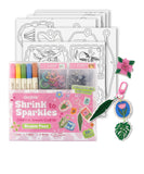 [Pack of 6] Shrink to Sparkles Craft Kit (DIY Shrinky Dinks Set)