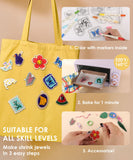 [Pack of 6] Shrink to Sparkles Craft Kit (DIY Shrinky Dinks Set)