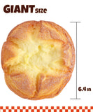 Grabie Ultimate Stress Relief Squishy shaped like a giant cream puff pastry measuring 6.4 inches wide