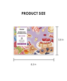 [Pack of 10]Wholesale-15 Sheets 140LB Dessert-Themed Watercolor Coloring Book