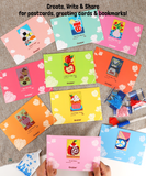 [Pack of 6]Mini Diamond Art Cards