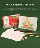 [Pack of 10]Wholesale-15 Sheets 140LB Holiday-Themed Watercolor Coloring Book