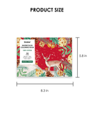 [Pack of 10]Wholesale-15 Sheets 140LB Holiday-Themed Watercolor Coloring Book
