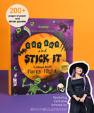 [Pack of 5] 200+ Pages Halloween Party Night Collage Activity Book