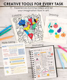Grabie Retractable Colorflow Acrylic Gel Pen Set of 12 - Acrylic Pens Fine Tip, Journal And Pen, Journaling Pens, Best Journaling Pen, Good Bullet Journal Pens, Best Pens For Note Taking, Best Pens For Journaling, Rainbow Gel Pens, Journal Pens, Best Pens For Note Taking Best Pens For Bullet Journal, Acrylic Pens, Grabie Stationery Pens, Grabie Journal Pens, Grabie Art, Grabie Art Supplies, Grabie Supplies
