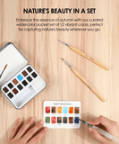 Good Watercolor Sets, Portable Watercolor Set, Good Watercolor Sets, Mini Travel Watercolor Set, Watercolor Half Pan, Watercolor Paints, Watercolor Set, Easy Watercolor Painting, Watercolor Painting Supplies, Pocket Watercolor Set, Grabie Watercolor, Grabie Watercolor Paint, Grabie Watercolor Paint Set, Grabie Best Watercolor Set, Grabie Watercolor With Brush, Grabie Art, Grabie Art Supplies, Grabie Watercolor With Brush
