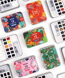 [Pack of 6] Watercolor Pocket Set Of 12 With Brush